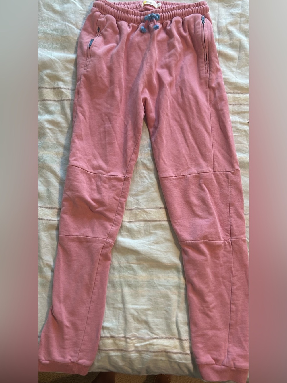Boden Pink Warrior Jogger Sweatpants Drawstring Cuffed 14 Yrs